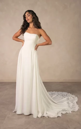 Essense of Australia D4577 | A-lijn Trouwjurk met Sweetheart Halslijn