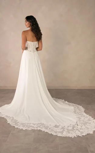 Essense of Australia D4577 | A-lijn Trouwjurk met Sweetheart Halslijn