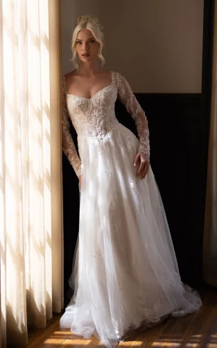 Essense of Australia D4577 | A-lijn Trouwjurk met Sweetheart Halslijn