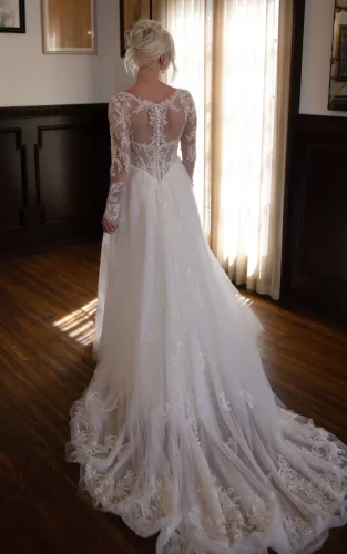 Essense of Australia D4577 | A-lijn Trouwjurk met Sweetheart Halslijn