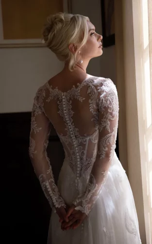 Essense of Australia D4577 | A-lijn Trouwjurk met Sweetheart Halslijn