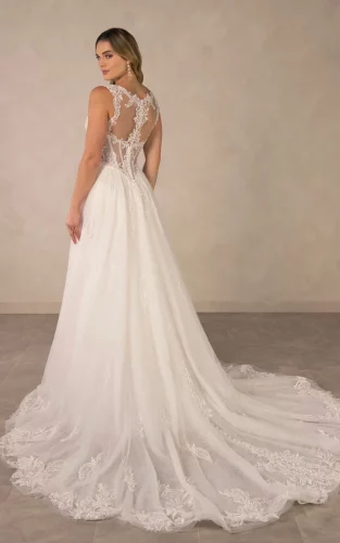 Essense of Australia D4577 | A-lijn Trouwjurk met Sweetheart Halslijn