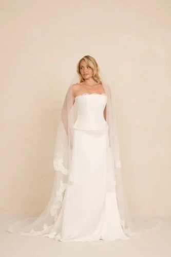 MWL Bride Duke | Moderne Tweedelige Trouwjurk met Corset | Look of Love